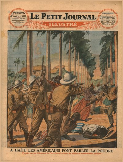 I Haiti lät amerikanerna krutet tala, 1929. av Unbekannt