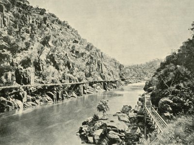 I Cataract Gorge, 1901. av Unbekannt