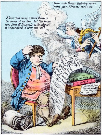 Inkomstskatt, 1798 av Unbekannt