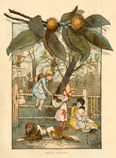 Indiska sommaren, 1883. av Unbekannt