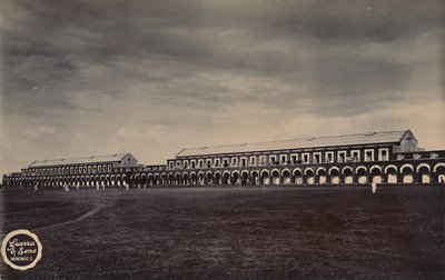 Indiska militärbaracker, c1910. av Unbekannt