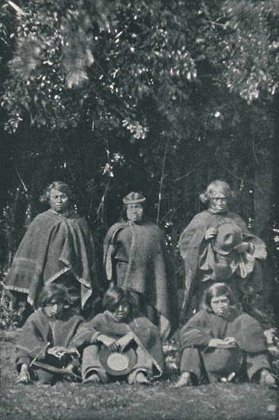 Indianer från ön Chiloe, 1916 av Unbekannt