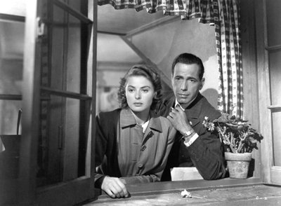 Ingrid Bergman och Humphrey Bogart i Cassablanca, 1942 av Unbekannt