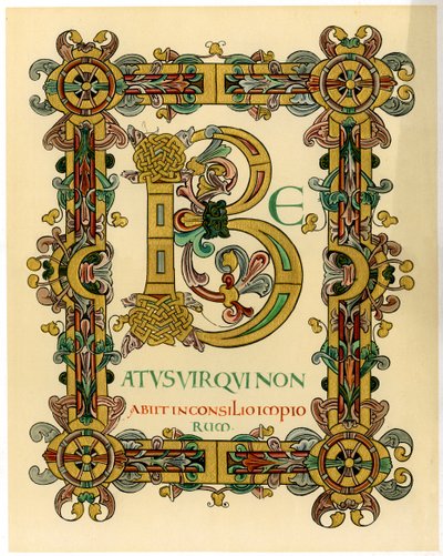 Inledande bokstav B, 1012-1023 av Unbekannt