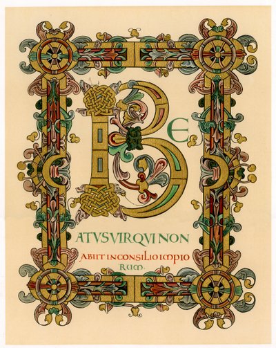 Inledande bokstav B, 1012-1023 av Unbekannt