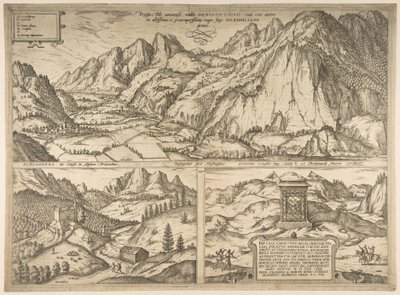 Innsbruck från serien Cities of the World, vol. V, skylt 59, 1590 av Unbekannt