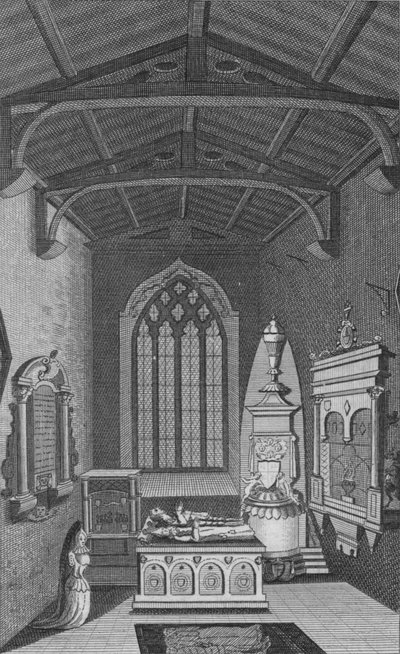 Inifrån av Unions Chapel i Faringdon Church, 1796. av Unbekannt