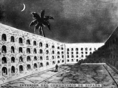Inne på den spanska kyrkogården, 1800-talet, 1920-talet av Unbekannt