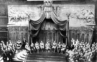 Inne i senatspalatset, Rom, 1926 av Unbekannt