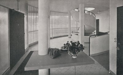 Interiör av villan i Poissy, 1933 av Unbekannt