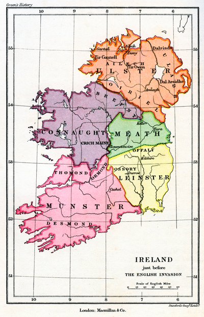 Irland strax före den engelska normandiska invasionen, 1169 1893 av Unbekannt