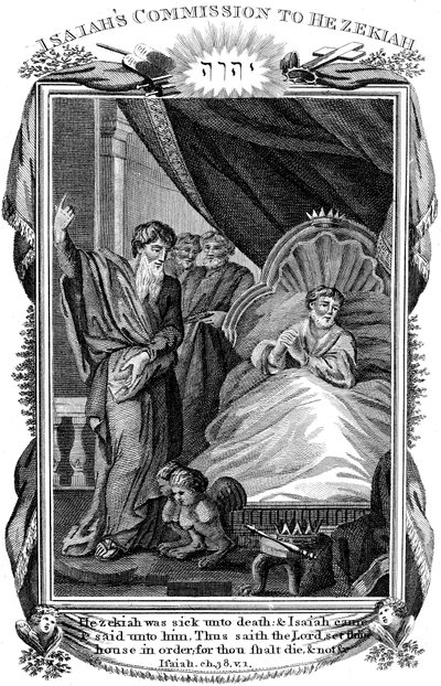 Jesaja, Gamla testamentets profet, c1804. av Unbekannt