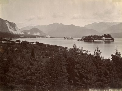 Isola dei Pescatori Island of the Fishermen, Lago Maggiore, Italien, 1890 av Unbekannt