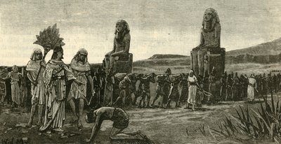 Israeliter och deras uppdragsledare, 1890. av Unbekannt