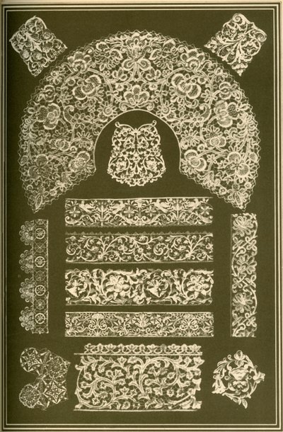 Italiensk renässansspets, 1898. av Unbekannt