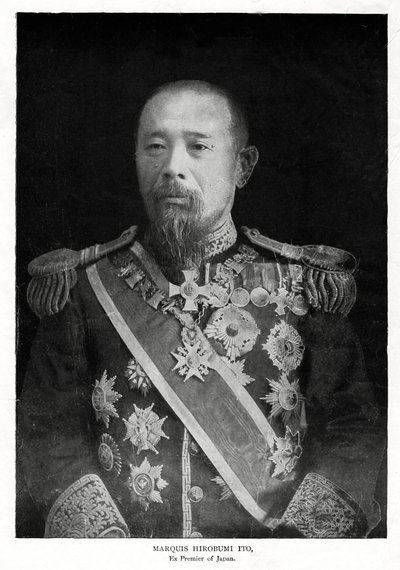 Ito Hirobumi, Japans första premiärminister, 1908 av Unbekannt