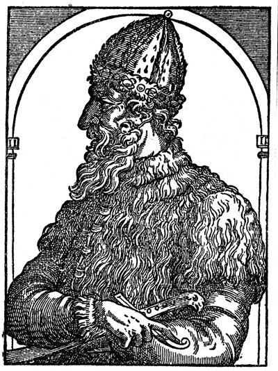 Ivan den förskräcklige, Rysslands tsar, c1500-talet av Unbekannt