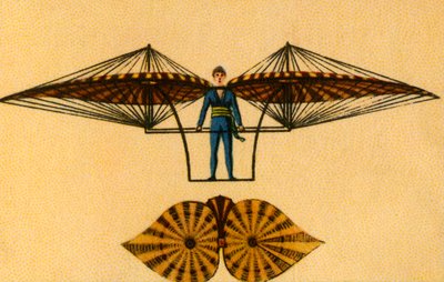 Jacob Degens flygmaskin, 1808, 1932. av Unbekannt