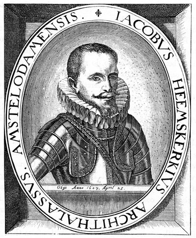 Jacob van Heemskerk, holländsk sjöofficer och upptäcktsresande, c1595 av Unbekannt