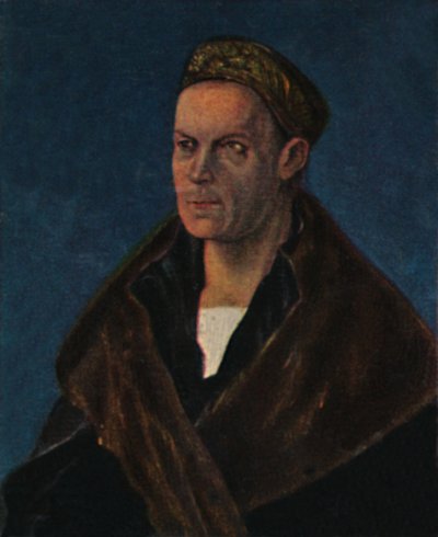 Jacob Fugger 1459-1525. - Målning av Dürer, 1934. av Unbekannt