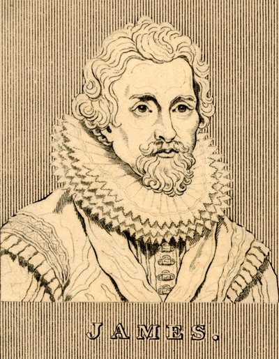 James, 1566-1625, 1830. av Unbekannt