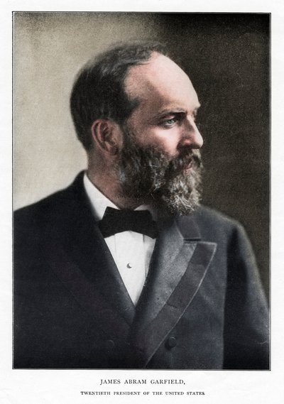 James Abram Garfield, USA:s 20:e president, c1881 av Unbekannt