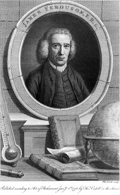 James Ferguson, skotsk astronom, ca 1760-talet av Unbekannt