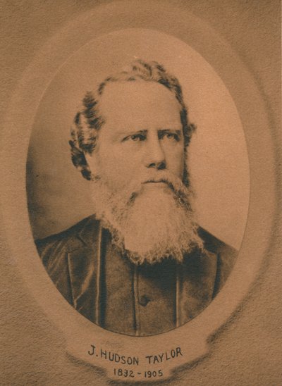 James Hudson Taylor 1832-1905, brittisk protestantisk kristen missionär till Kina, c1910-talet av Unbekannt