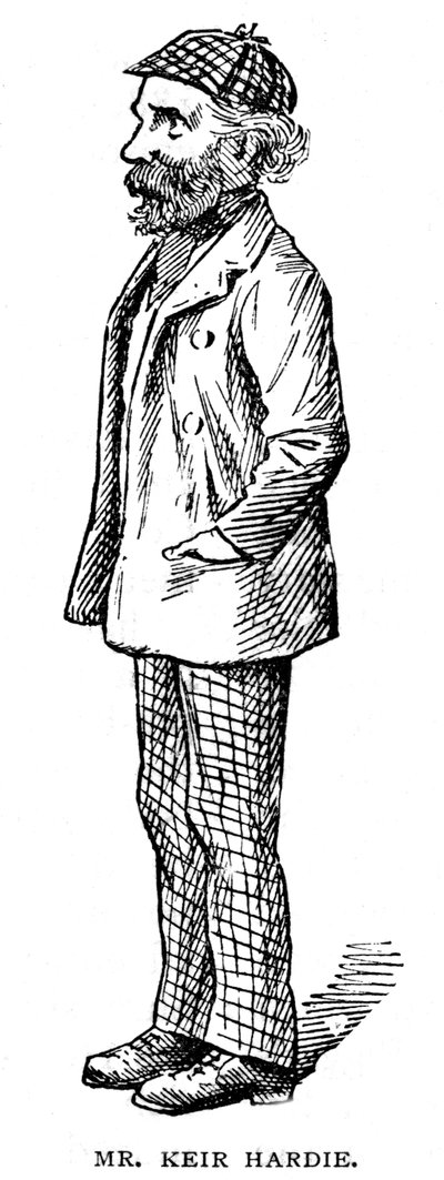 James Keir Hardie, skotskfödd brittisk fackföreningsmedlem och Labour-politiker, 1903 av Unbekannt