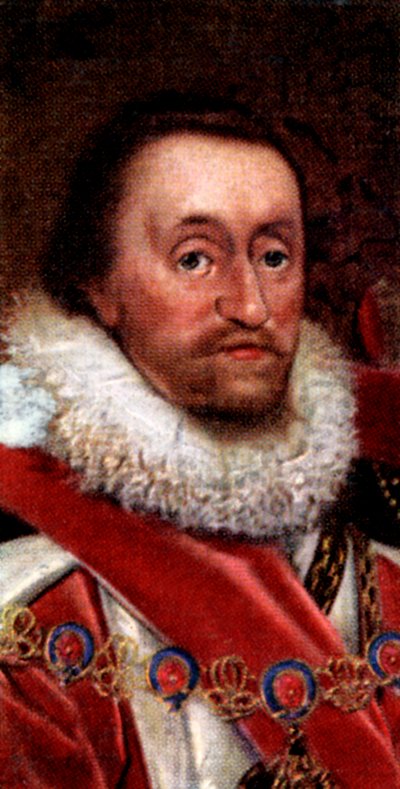 James VI av Skottland, James I av England och Irland av Unbekannt