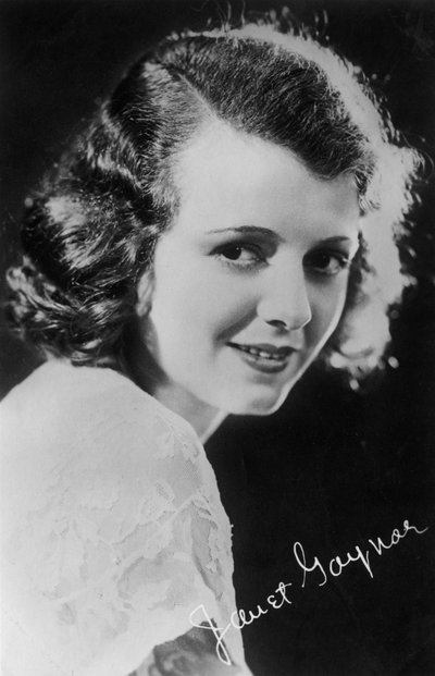 Janet Gaynor 1906-1984, amerikansk skådespelerska, 1900-talet av Unbekannt
