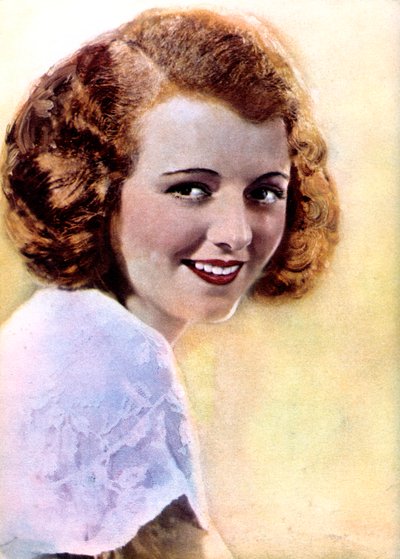 Janet Gaynor, amerikansk skådespelerska, 1934-1935 av Unbekannt