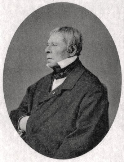 Jean Auguste Dominique Ingres, fransk nyklassicistisk konstnär, 1841 av Unbekannt