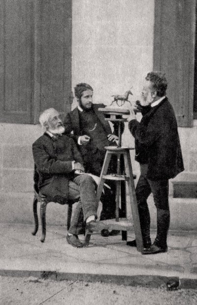 Jean Louis Ernest Meissonnier, fransk målare och skulptör, 1880 av Unbekannt