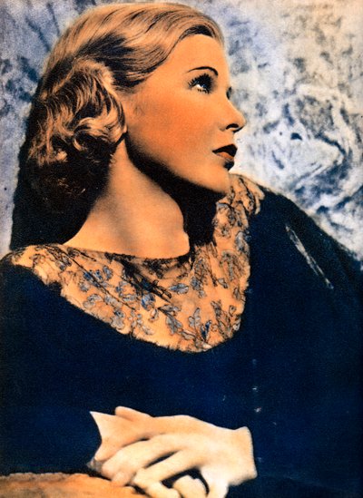 Jean Muir, amerikansk skådespelerska, 1934-1935 av Unbekannt