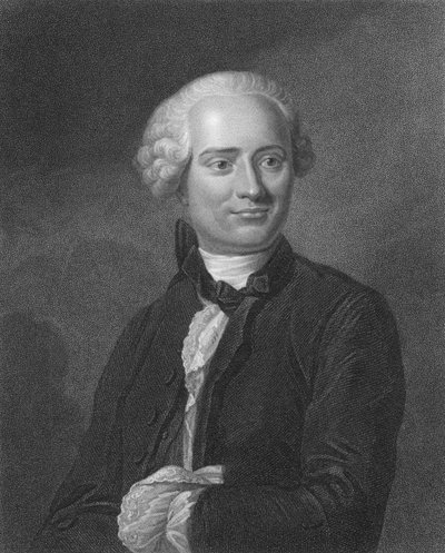 Jean le Rond dAlembert, fransk 1700-talsfilosof och matematiker, 1834 av Unbekannt