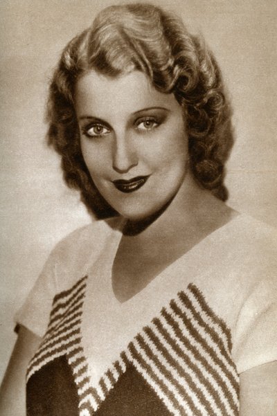 Jeanette MacDonald, amerikansk skådespelerska, 1933 av Unbekannt