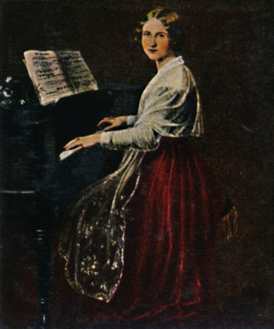 Jenny Lind 1820-1887. - Målning av Asher, 1934. av Unbekannt