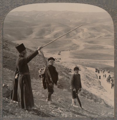 Jericho road, nära Samaritans Inn, c1900 av Unbekannt