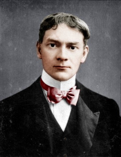 Jerome K. Jerome, 1859-1927, engelsk författare, 1894-1907 av Unbekannt