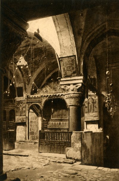 Jerusalem - Heliga gravens kyrka - St Helenas kapell, c1918-c1939. av Unbekannt