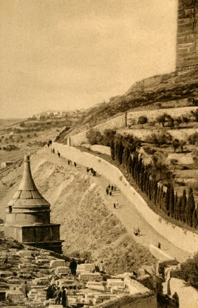 Jerusalem - Absaloms grav, c1918-c1939. av Unbekannt
