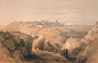 Jerusalem från vägen som leder till Betania, 1855. av Unbekannt