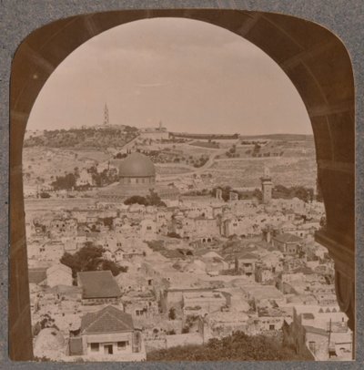 Jerusalem från den protestantiska kyrkans klockstapel, ca 1900 av Unbekannt