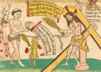 Jesus lockar de trogna till hjärtat, 14801490. av Unbekannt