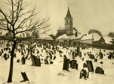 Judisk kyrkogård, Mattersburg, Burgenland, Österrike, c1935. av Unbekannt