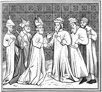 Judisk konspiration i Frankrike, 1400-talet 1849 av Unbekannt