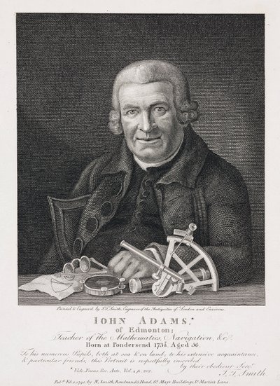 John Adams, matematiker av Unbekannt
