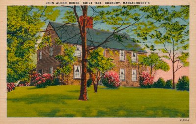 John Alden House, Duxbury, Massachusetts, c1940-talet av Unbekannt