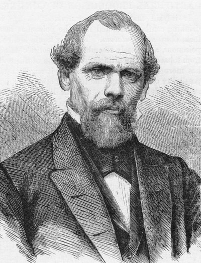 John Augustus Roebling, amerikansk civilingenjör, 1874 av Unbekannt